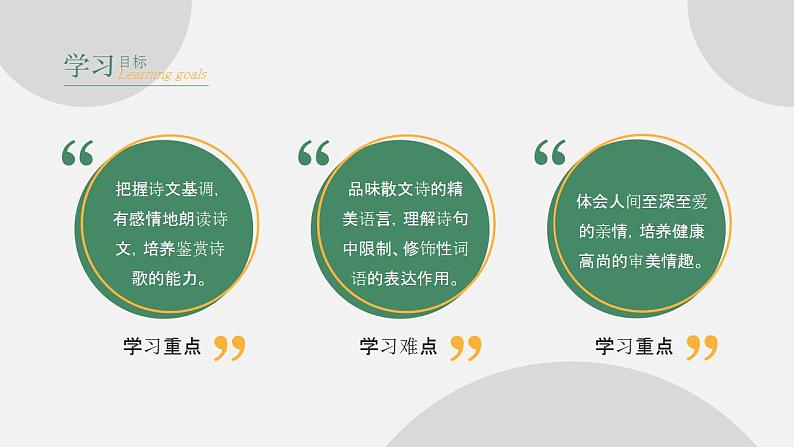 初中语文部编版七年级上册-散文诗二首 课件+教案02