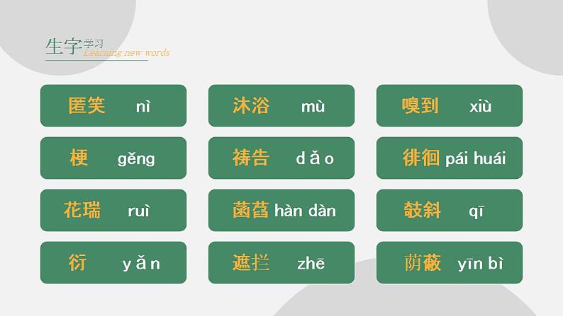 初中语文部编版七年级上册-散文诗二首 课件+教案05