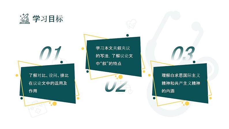初中语文部编版七年级上册-纪念白求恩 课件+教案02