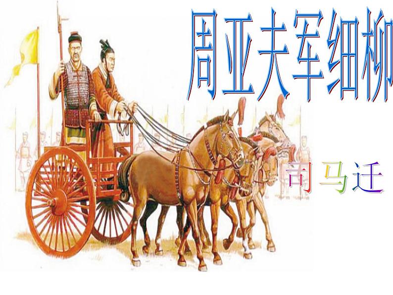 部编版八年级语文上册--25周亚夫军细柳（精品课件）第1页