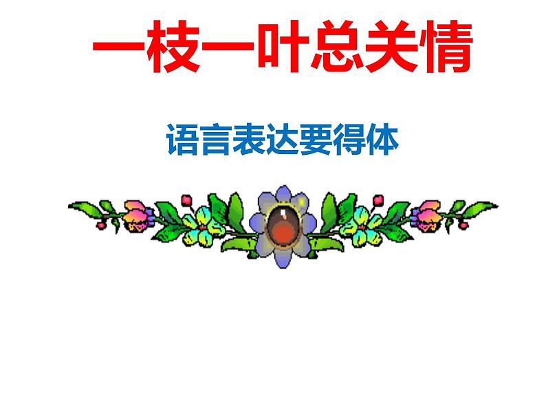 部编版八年级语文上册--单元写作　表达要得体（精品课件）第1页