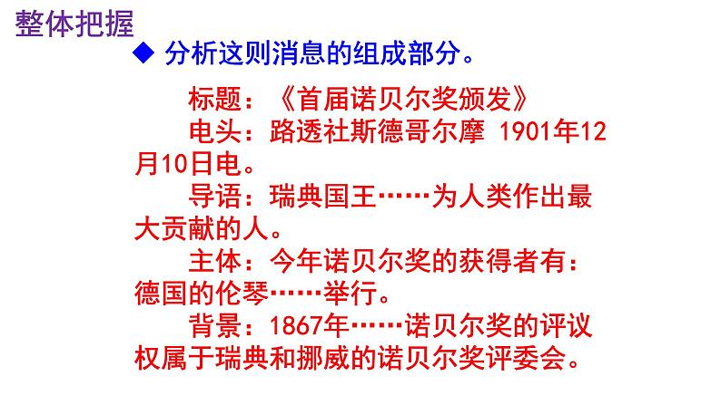 八上语文第2课《首届诺贝尔奖颁发》精品实用高效课件第5页
