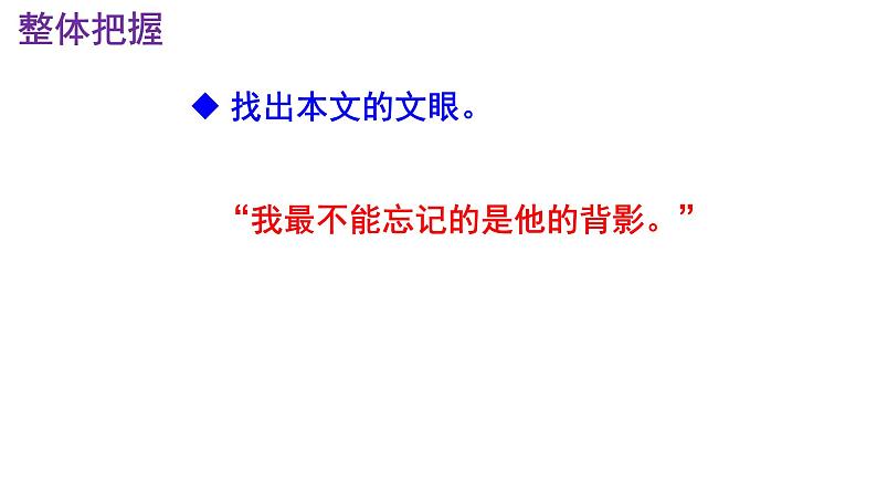 八上语文第14课《背影》精品实用高效课件05