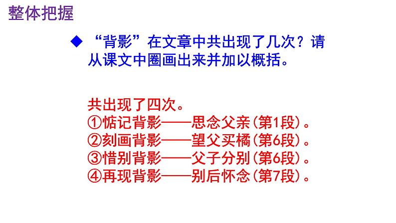 八上语文第14课《背影》精品实用高效课件06