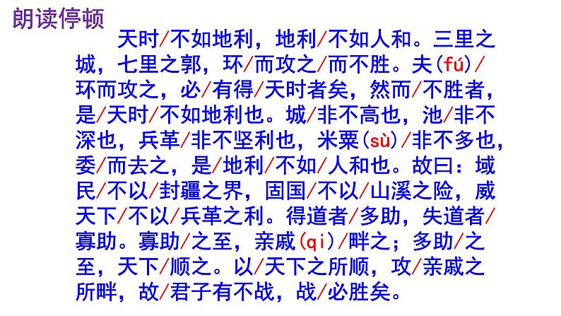 八上语文第23课《得道多助，失道寡助》精品实用高效课件第6页