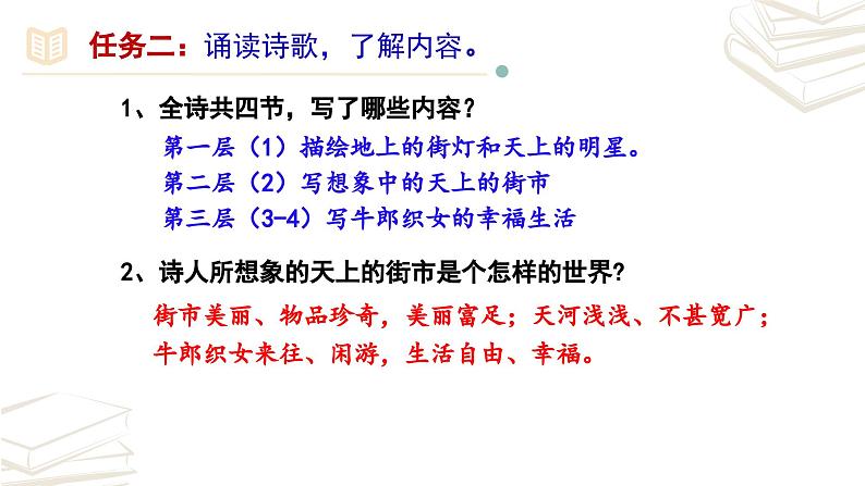 【核心素养】部编版初中语文七年级上册第20课《天上的街市》课件第8页