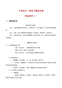 中考语文一轮复习题型专练：漫画图标（含解析）
