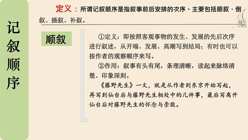 中考语文一轮复习《记叙文专题复习》课件07