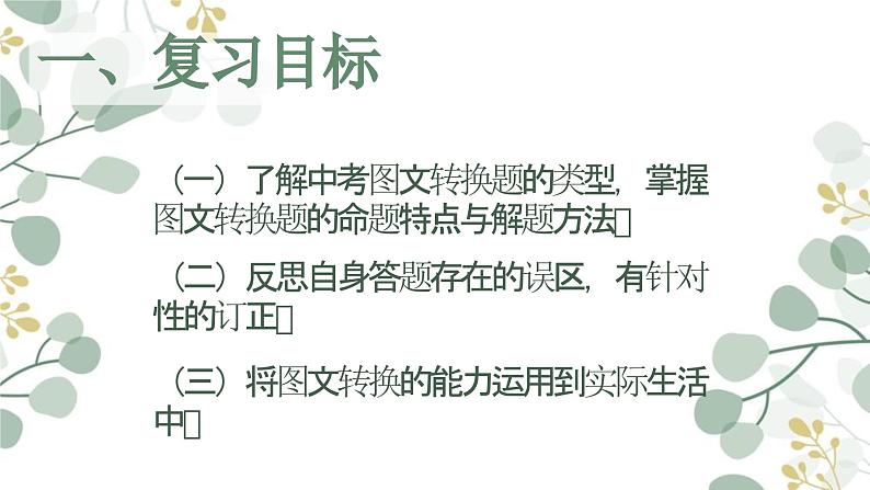 图文转换-中考语文一轮复习课件PPT02
