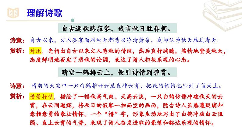 【核心素养】部编版初中语文七年级上册第6单元《课外古诗诵读》课件07