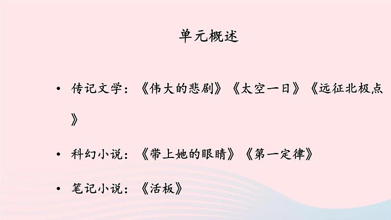 部编七年级语文下册第六单元主题阅读教学课件03