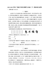 广西壮族自治区南宁市西乡塘区2022-2023学年七年级下学期期末语文试题 （含答案）