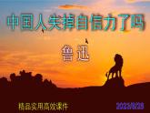 九上语文第18课《中国人失掉自信力了吗》精品实用高效课件