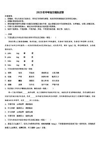 2022-2023学年湖南省雅礼教育集团初中语文毕业考试模拟冲刺卷含解析