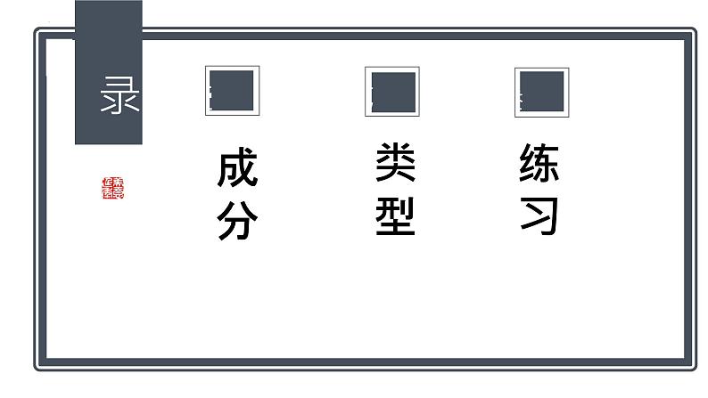 初中语法知识之句子成分-中考语文二轮专题课件PPT02