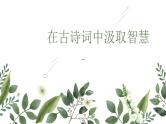 古诗鉴赏（在古诗词中汲取智慧）-中考语文二轮专题课件PPT
