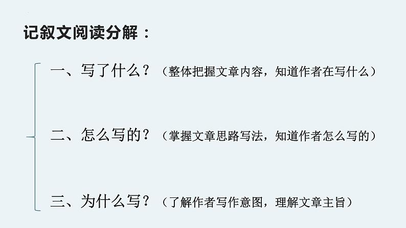 记叙文阅读技巧-中考语文二轮专题课件PPT04