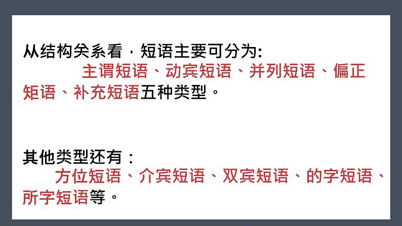 中考语文二轮复习《初中语法知识之短语类型》课件PPT06