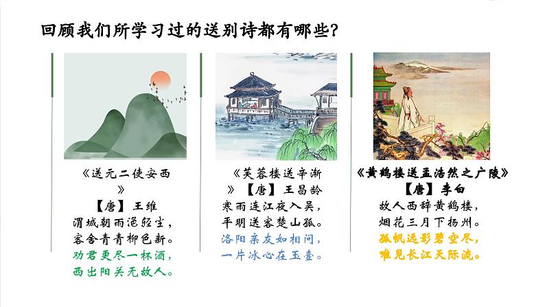 中考语文二轮专题复习：诗词鉴赏之送别诗赏析答题技巧讲解课件04
