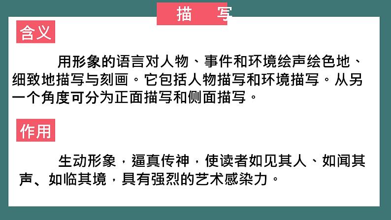 中考语文二轮专题复习《现代文阅读之表达方式》课件PPT第7页