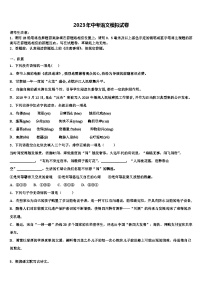 2022-2023学年西藏拉萨市达孜县中学中考适应性考试语文试题含解析