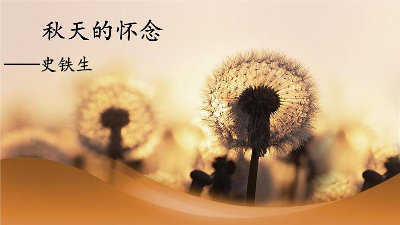 统编七语上 5 秋天的怀念【第二课时】第3页