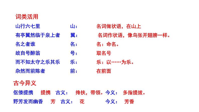 2023-2024 部编版语文九年级上册 12《醉翁亭记》第二课时课件+教案+导学案05
