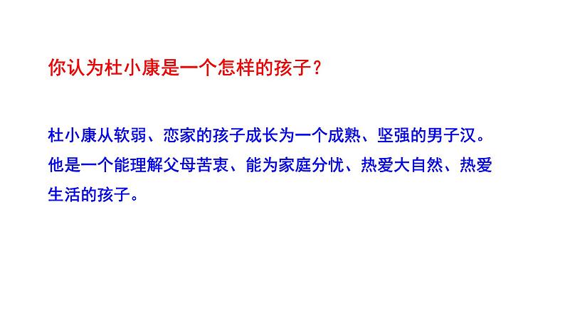 2023-2024 部编版语文九年级上册 17 《孤独之旅》第二课时课件+学案+教案（表格式）03