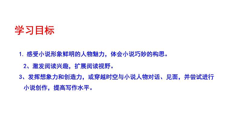 2023-2024 部编版语文九年级上册 九年级上册 第四单元 综合性学习《走进小说天地》课件+学案+教案（表格式）04