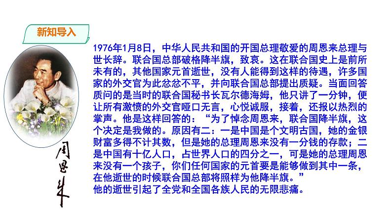 2023-2024 部编版语文九年级上册 2《周总理，你在哪里》 课件+教案+学案02