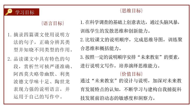 【大单元整体设计】 统编版 初中语文 八年级下册 第二单元：未来教室 探索与发现（课件）02