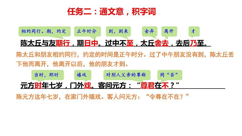 第8课《世说新语》二则之《陈太丘与友期行》 课件PPT06