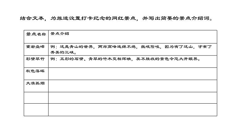八年级上册 第三单元 诗文山水（二） 大单元整体教学课件  2023-2024学年第一学期（统编版）07