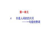 1.4 你是人间的四月天 课件 2023-2024学年部编版（五四学制）语文九年级上册