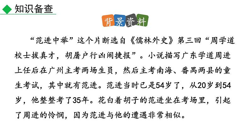 初中语文九年级上册23 范进中举教学课件（2023秋）07