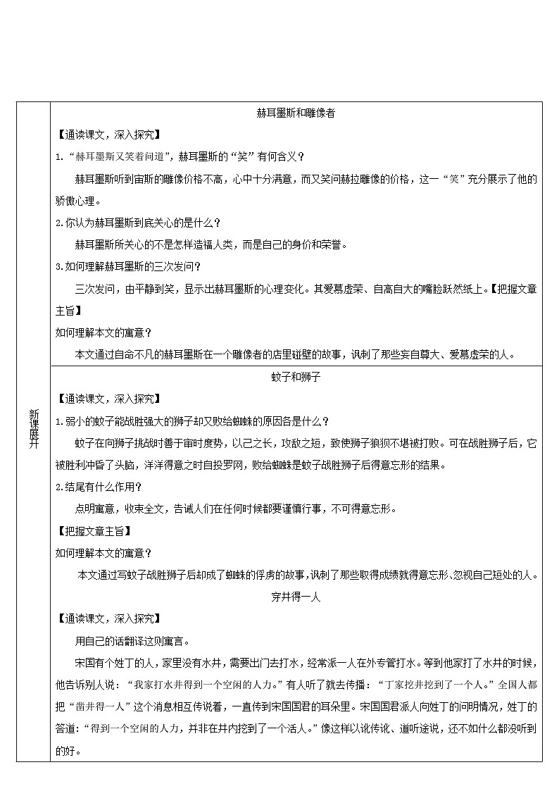 2023七年级语文上册第六单元22寓言四则导学案新人教版03