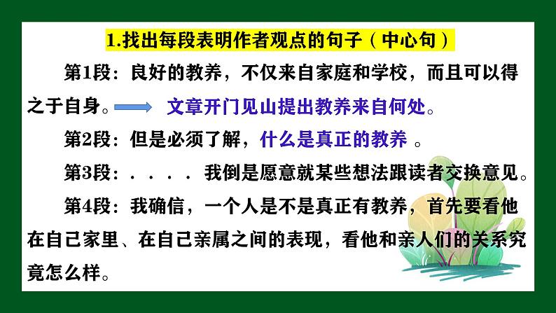 群文阅读：《论教养》《精神的三间小屋》（课件）-2022-2023学年九年级语文上册随堂教案+精品课件第5页