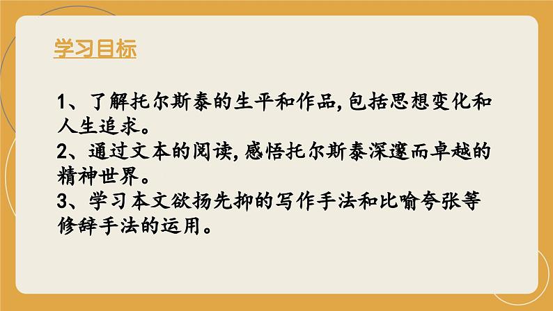第8课《列夫 托尔斯泰》（课件）第3页