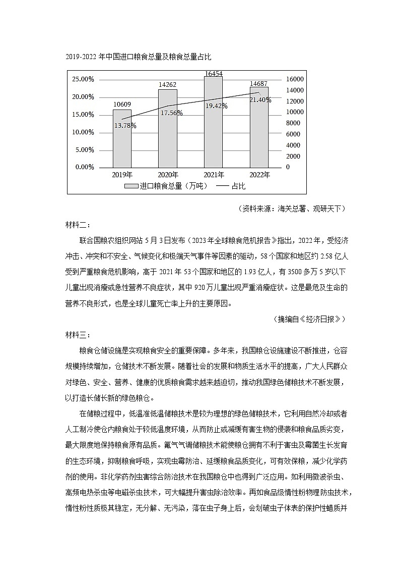 2022-2023学年福建省漳州市八年级（下）期末语文试卷（A卷）（含解析）第3页
