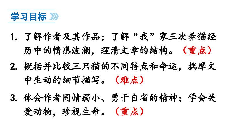 部编版七年级语文上册16《猫》课件PPT06