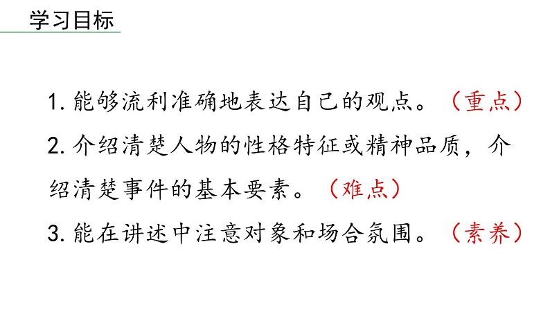 部编版八年级语文上册  第1单元 口语交际 讲述课件PPT04