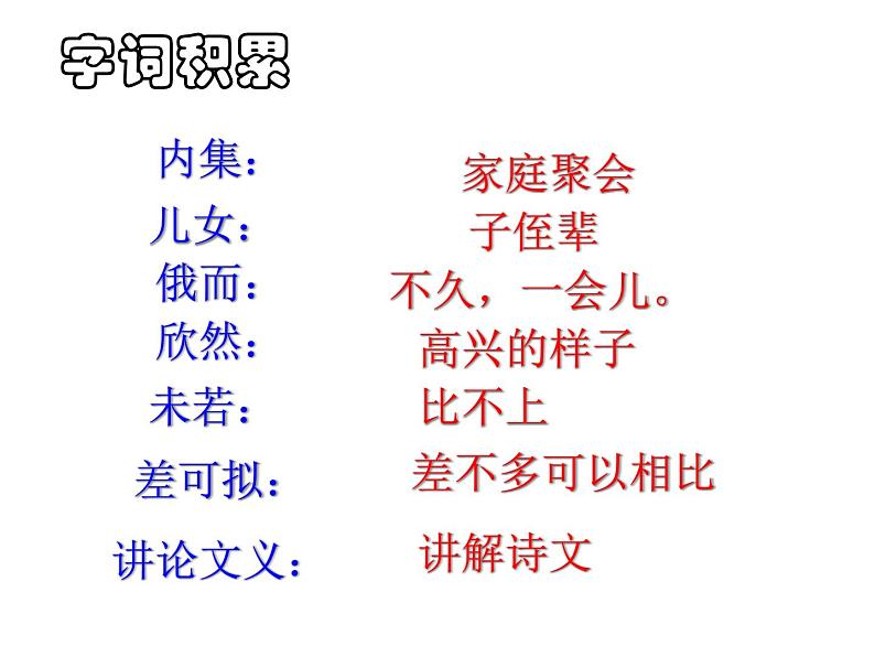 部编版七年级语文上册--8《世说新语》二则（咏雪+陈太丘与友期行）（精品课件）第7页