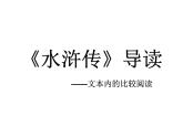 部编版九年级语文上册--名著导读专练 《水浒传》古典小说的阅读（精品课件）