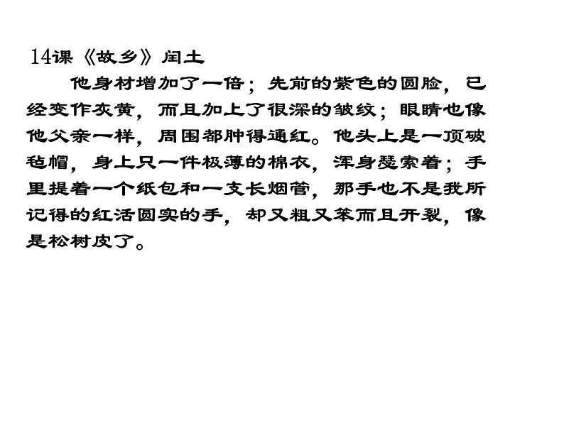 部编版九年级语文上册--综合性学习专练 走进小说天地（精品课件）07