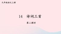 初中人教部编版诗词三首一等奖ppt课件