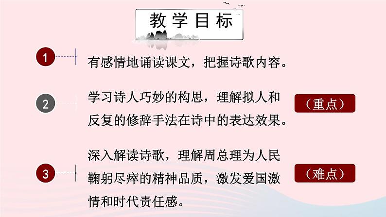 2023九年级语文上册第一单元2周总理你在哪里课件1新人教版02