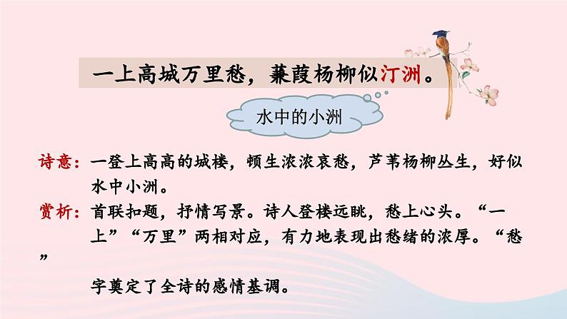 2023九年级语文上册第六单元课外古诗词诵读考点精讲课件新人教版第4页