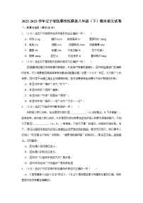 辽宁省抚顺市抚顺县2022-2023学年八年级下学期期末语文试卷