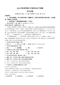 云南省文山壮族苗族自治州2022-2023学年八年级上学期期末语文试题
