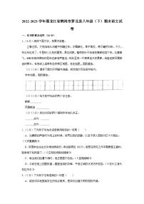 黑龙江省鹤岗市萝北县2022-2023学年八年级下学期期末考试语文试卷（含答案）